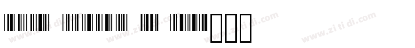 Libre Barcode 39 Ext字体转换